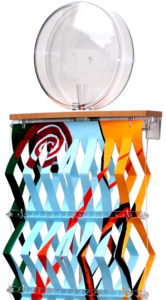 Raumluftbefeuchter Befeuchtungsposter mit Motiv Paint zum Luftbefeuchten ohne STrom