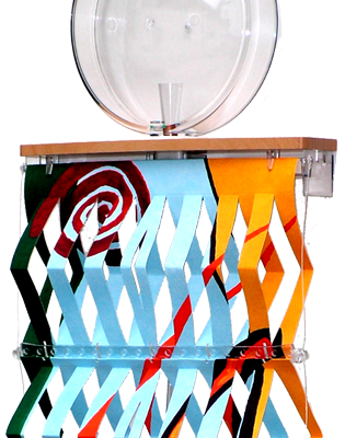 Raumluftbefeuchter, Befeuchtungsposter mit Motiv Paint zum Luftbefeuchten ohne Strom